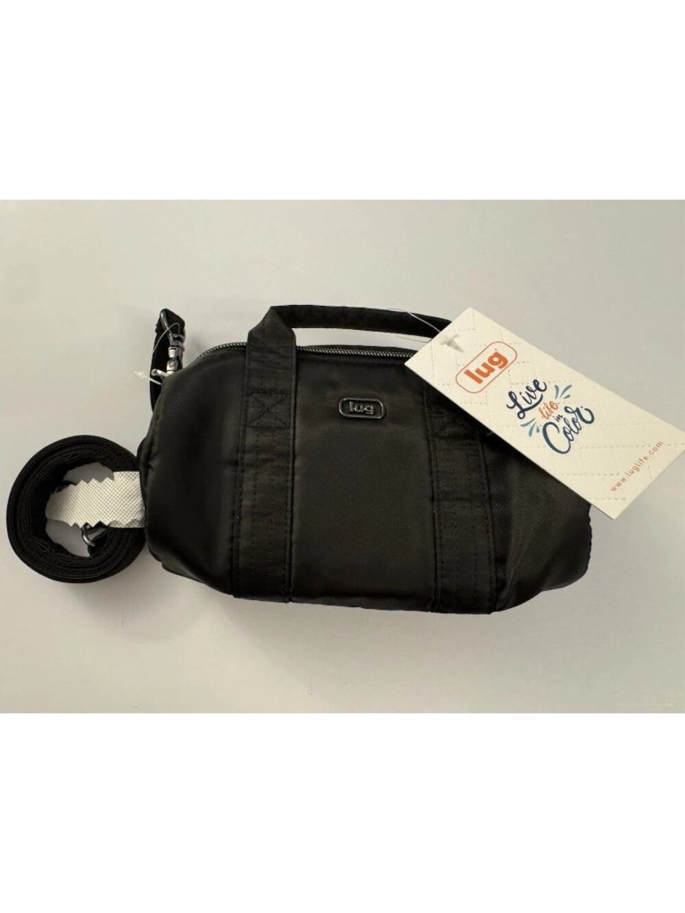 Lug Rallycar Mini Bag Black Compact Travel Organizer New J14